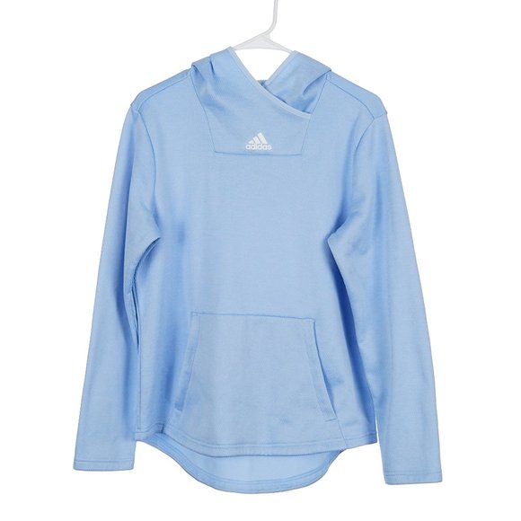 adidas Tops - Adidas Light Blue Pullover Hoodie Sweatshirt Women's Medium
